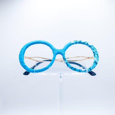 Blue Bandana Print Fashion Frames