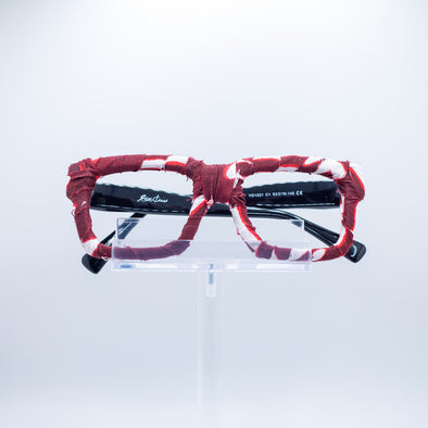 Maroon and White Fashion Frames