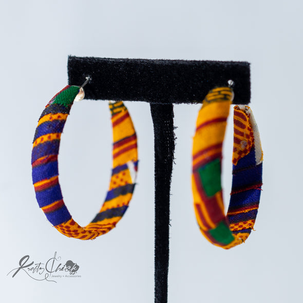 Small Fabric Wrapped Hoops