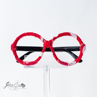 Red Polka Dot Fashion Frames